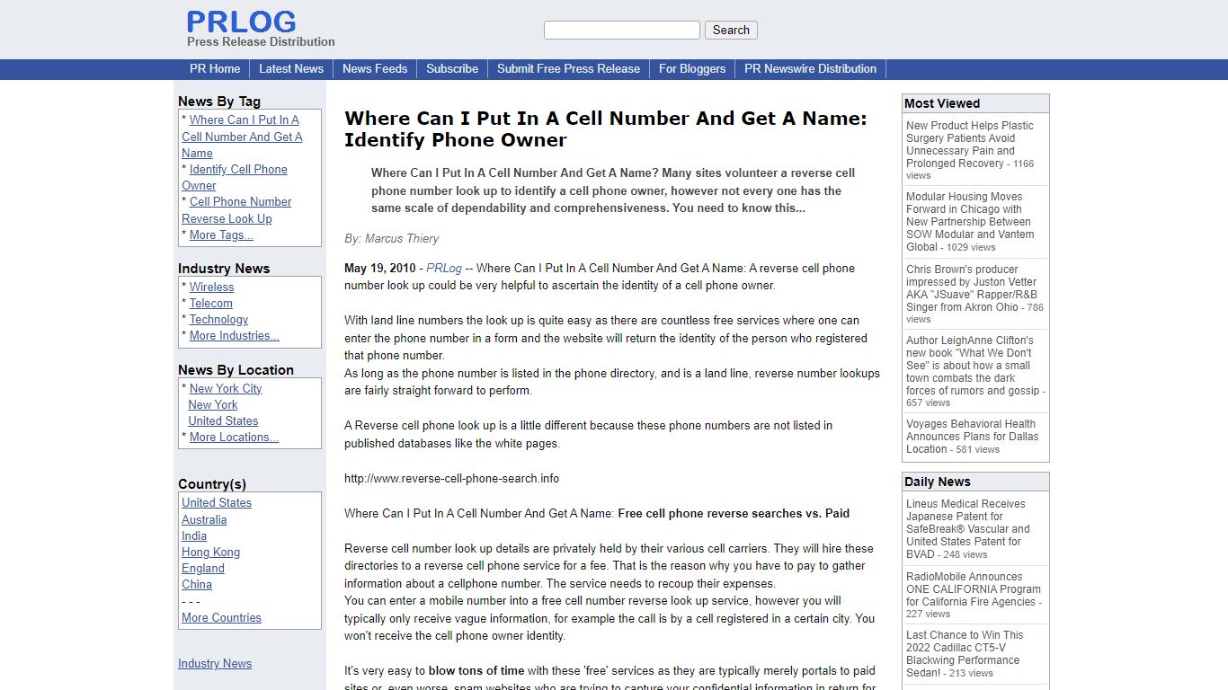 Where Can I Put In A Cell Number And Get A Name: Identify Phone Owner ...
